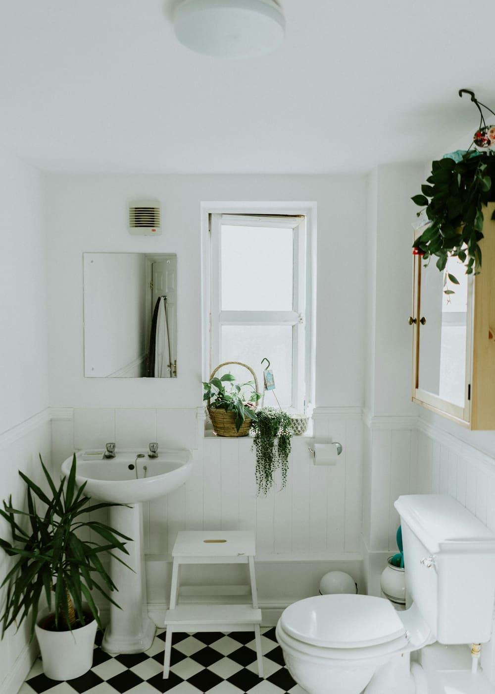 Fresh, sanitized bathroom after detailed residential cleaning